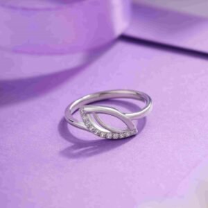 Almas Jewellers - Silver Grove Ring